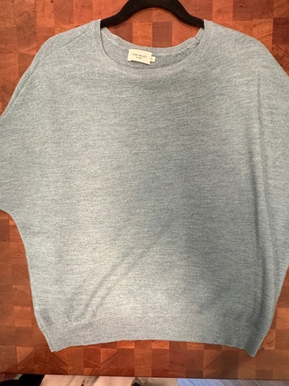 The Reset R LABEL Wool Crewneck Sweater Sage XL Like New